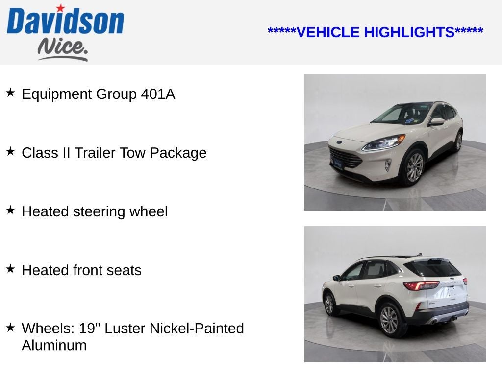 2022 Ford Escape Titanium