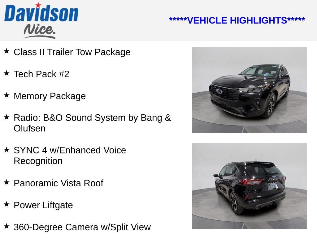 2023 Ford Escape ST-Line Select