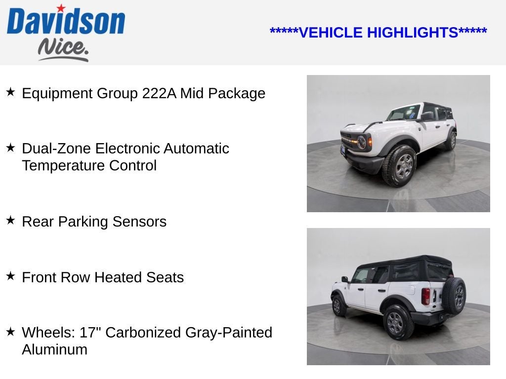 2025 Ford Bronco Big Bend