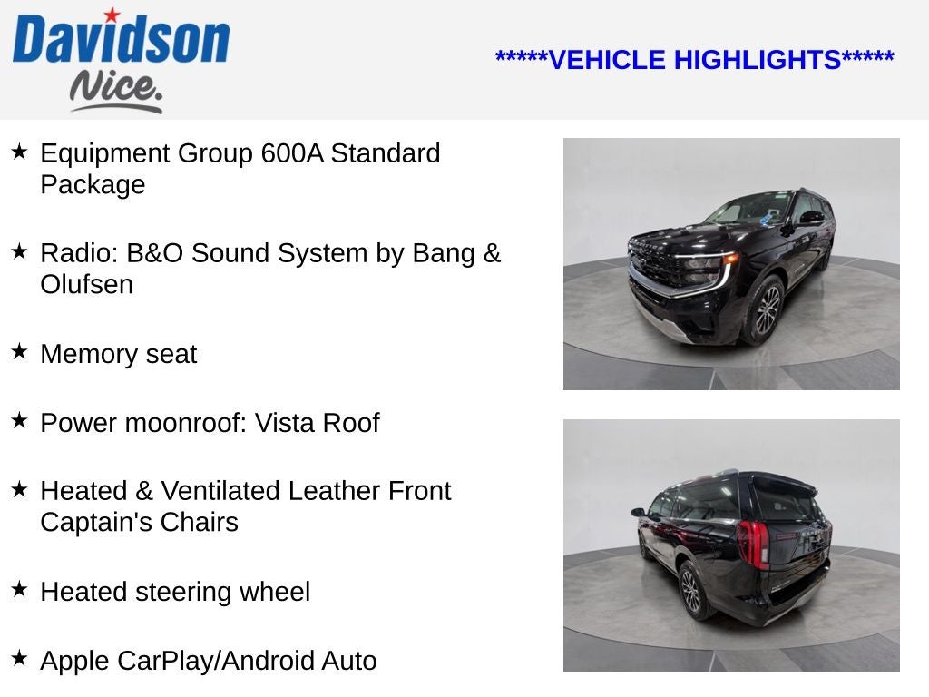 2025 Ford Expedition Max Platinum