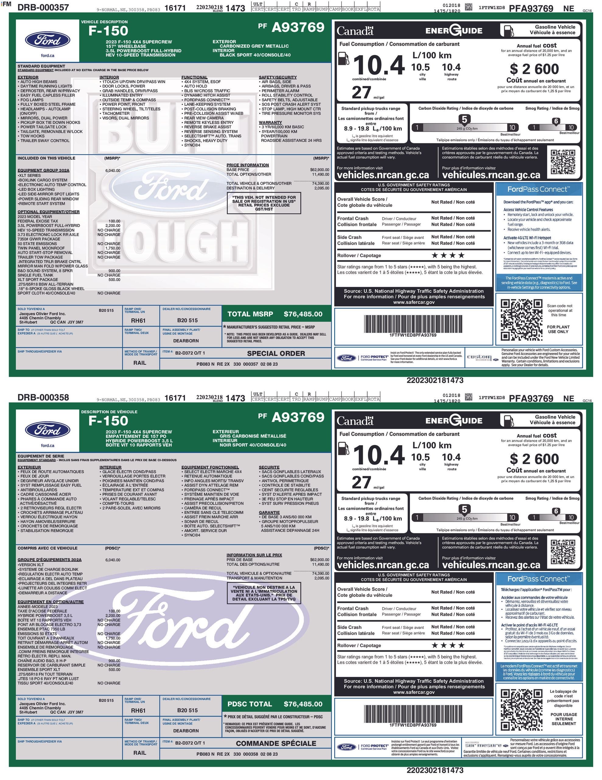 2023 Ford F-150 XLT