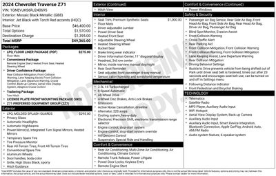 2024 Chevrolet Traverse Z71
