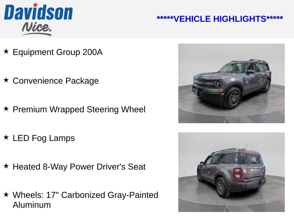 2025 Ford Bronco Sport Big Bend