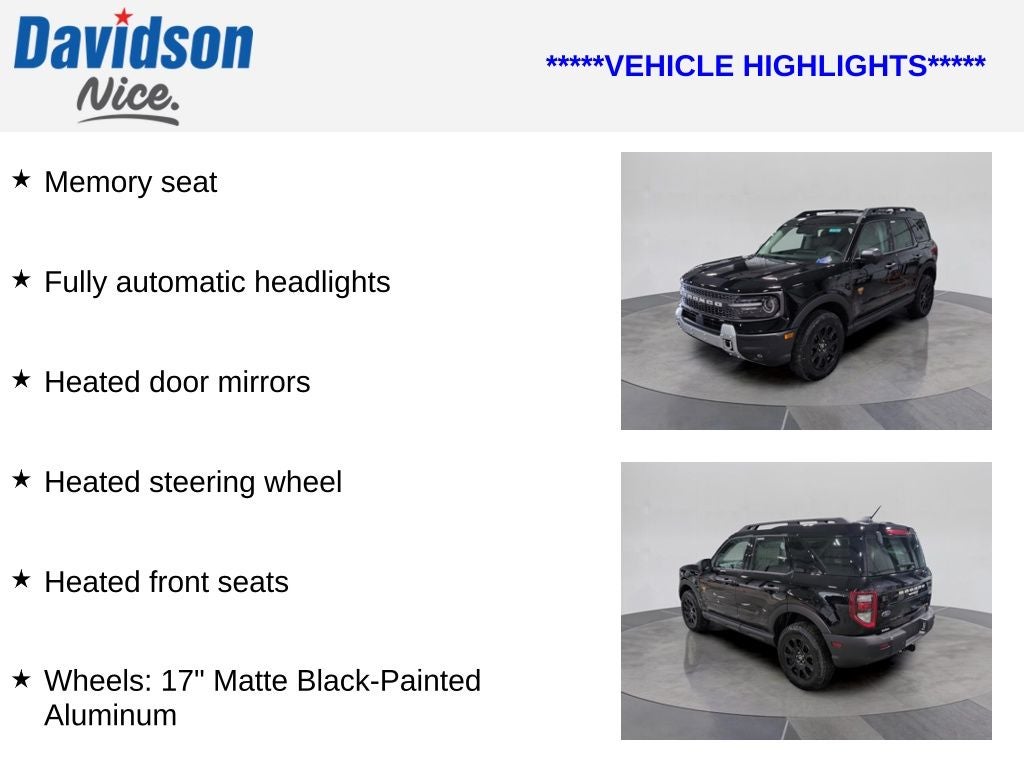 2025 Ford Bronco Sport Badlands