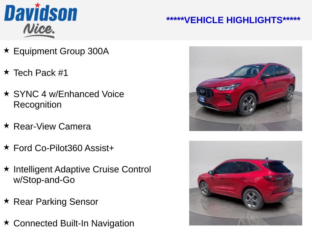 2023 Ford Escape ST-Line