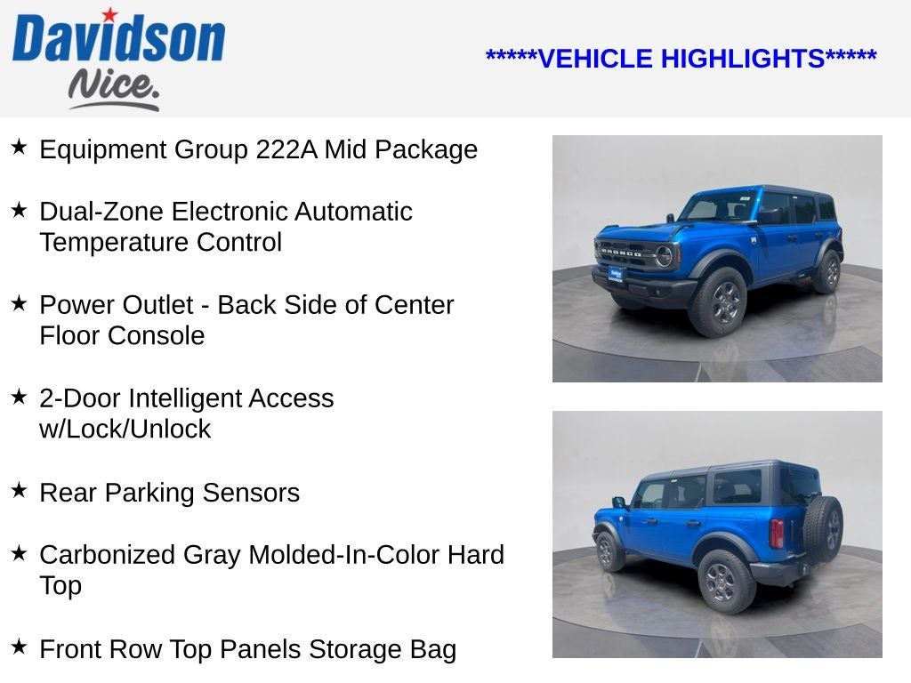 2024 Ford Bronco Big Bend