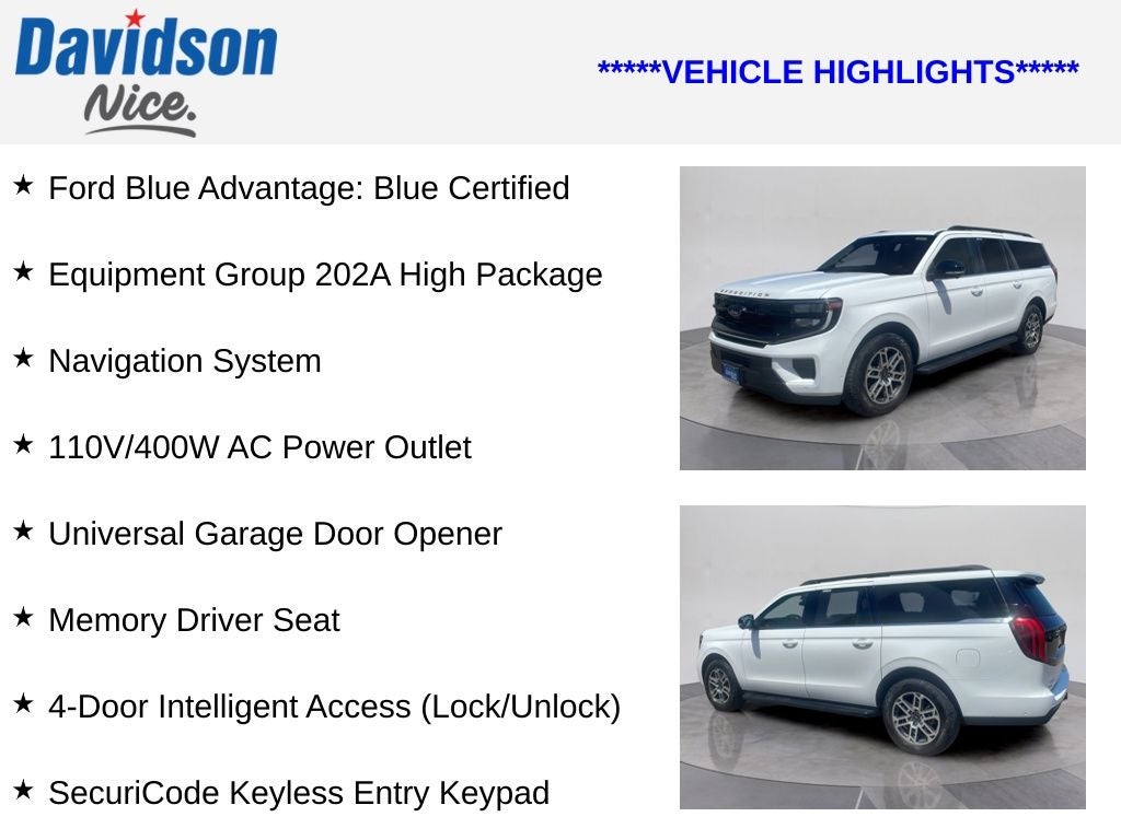 2025 Ford Expedition Max Active