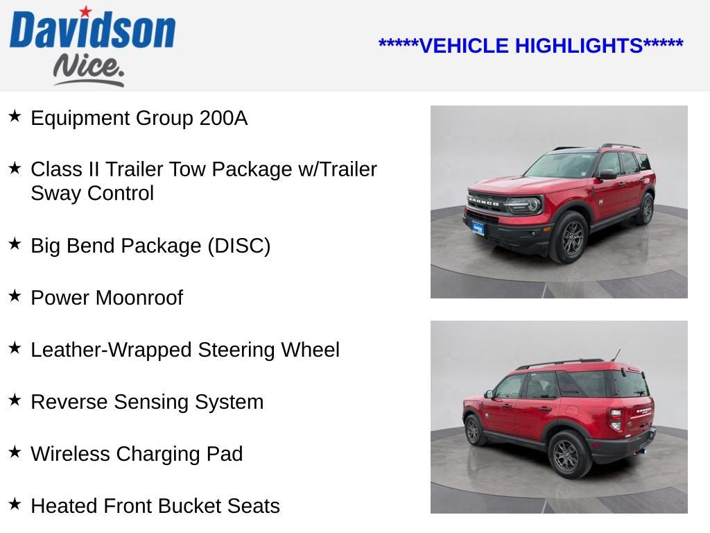 2021 Ford Bronco Sport Big Bend
