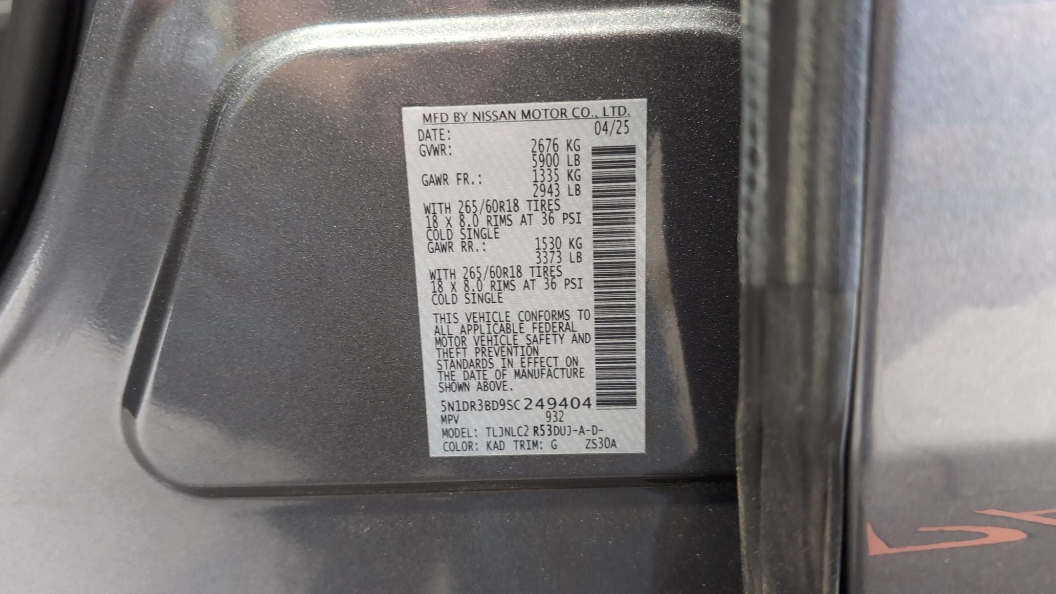 2025 Nissan Pathfinder Rock Creek