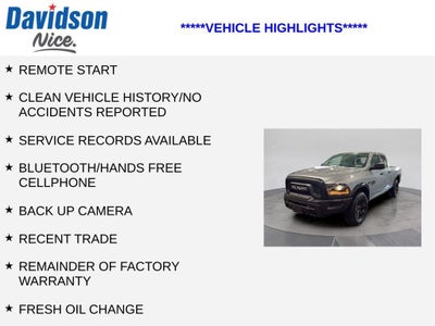 2021 RAM 1500 Classic Warlock