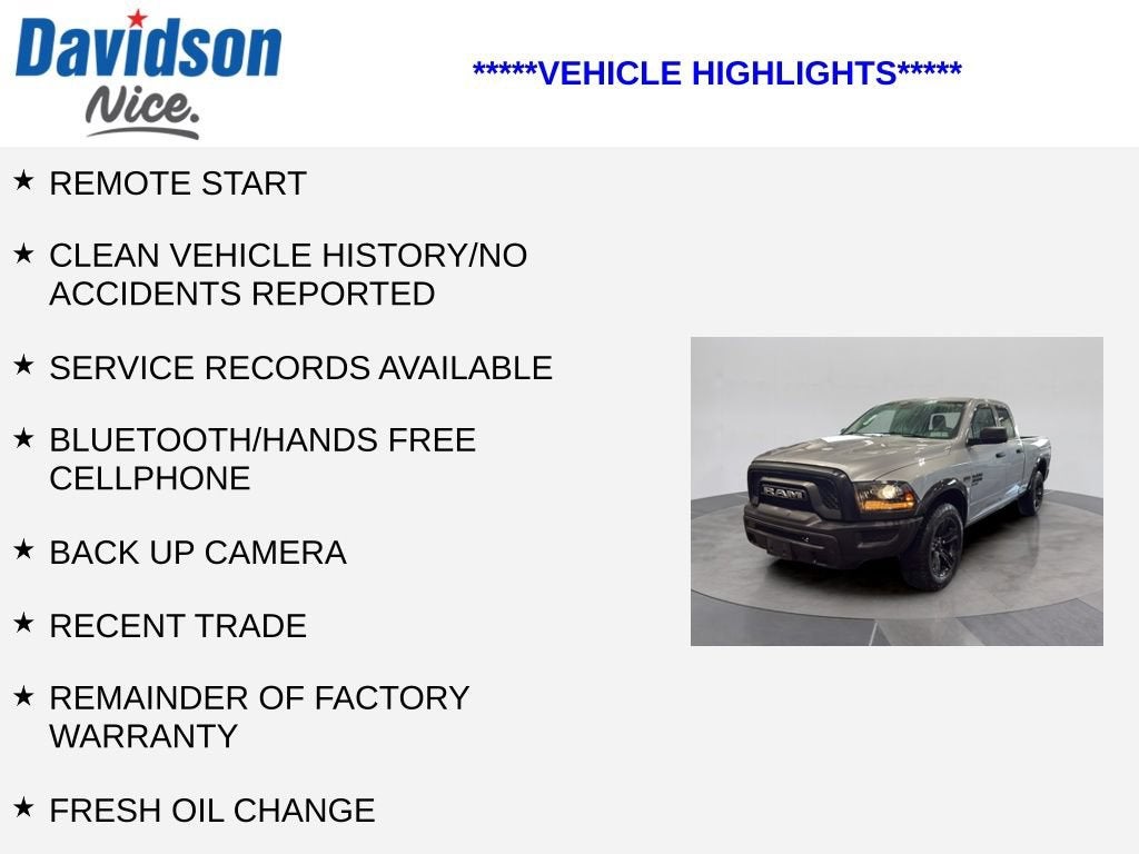 2021 RAM 1500 Classic Warlock