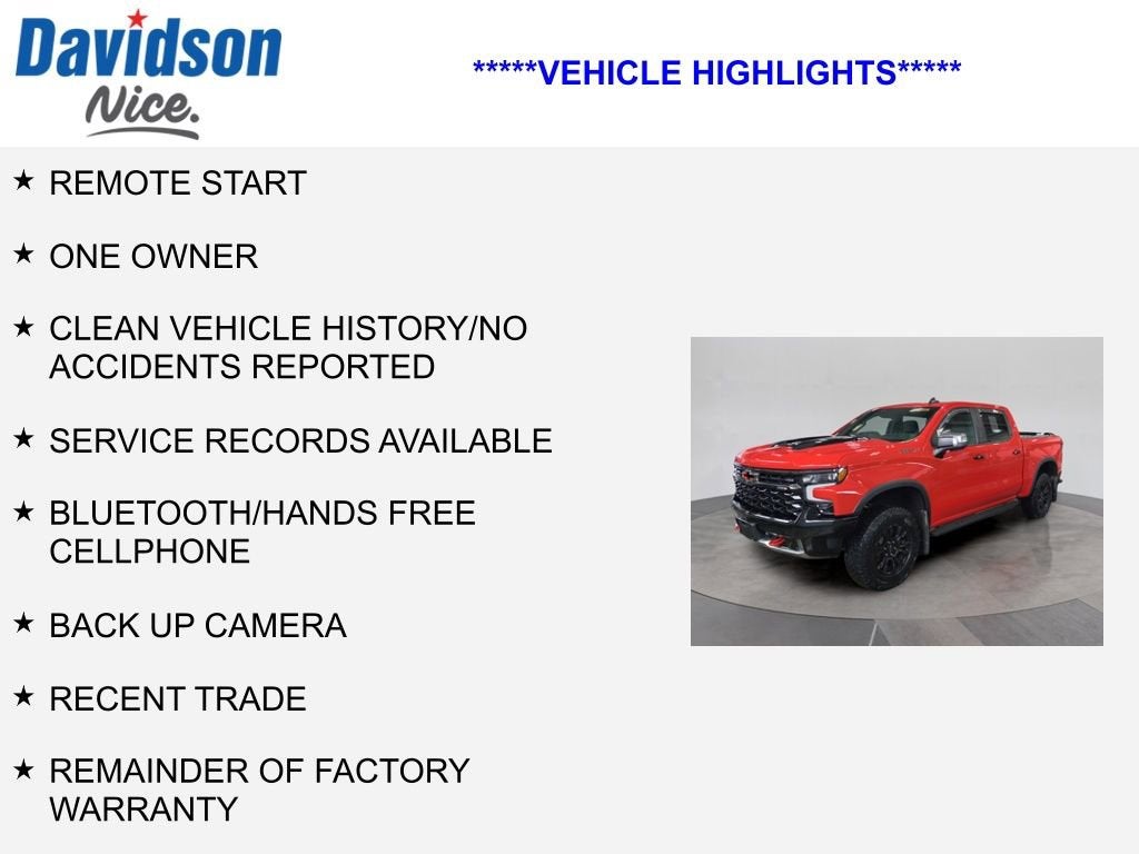 2022 Chevrolet Silverado 1500 ZR2