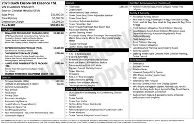 2023 Buick Encore GX Essence
