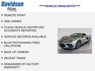 2023 Chevrolet Corvette Stingray 2LT