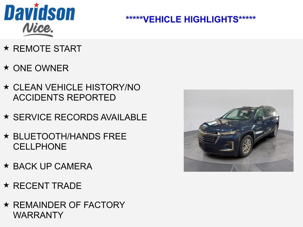 2023 Chevrolet Traverse LT Cloth
