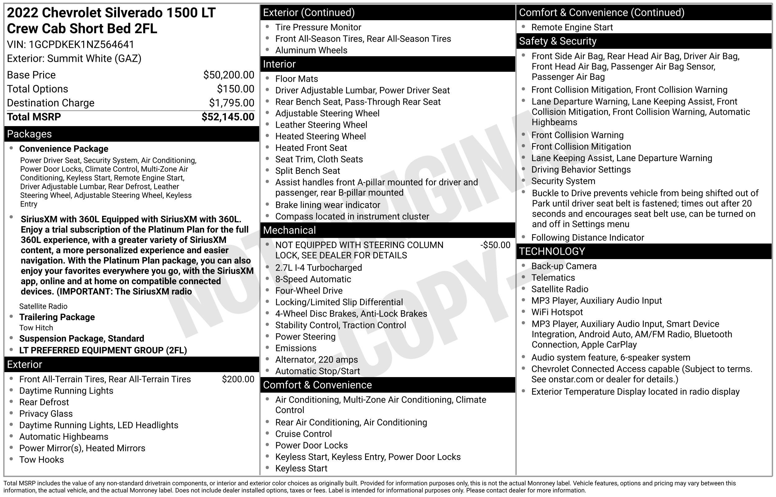2022 Chevrolet Silverado 1500 LT
