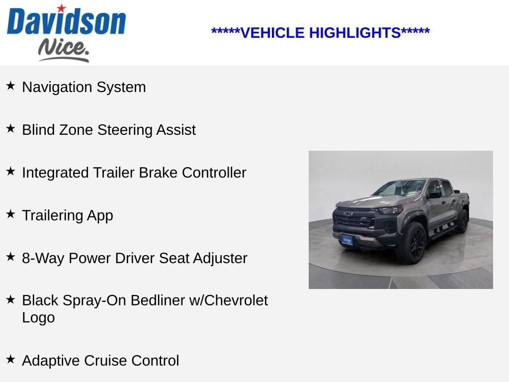2023 Chevrolet Colorado 4WD Trail Boss