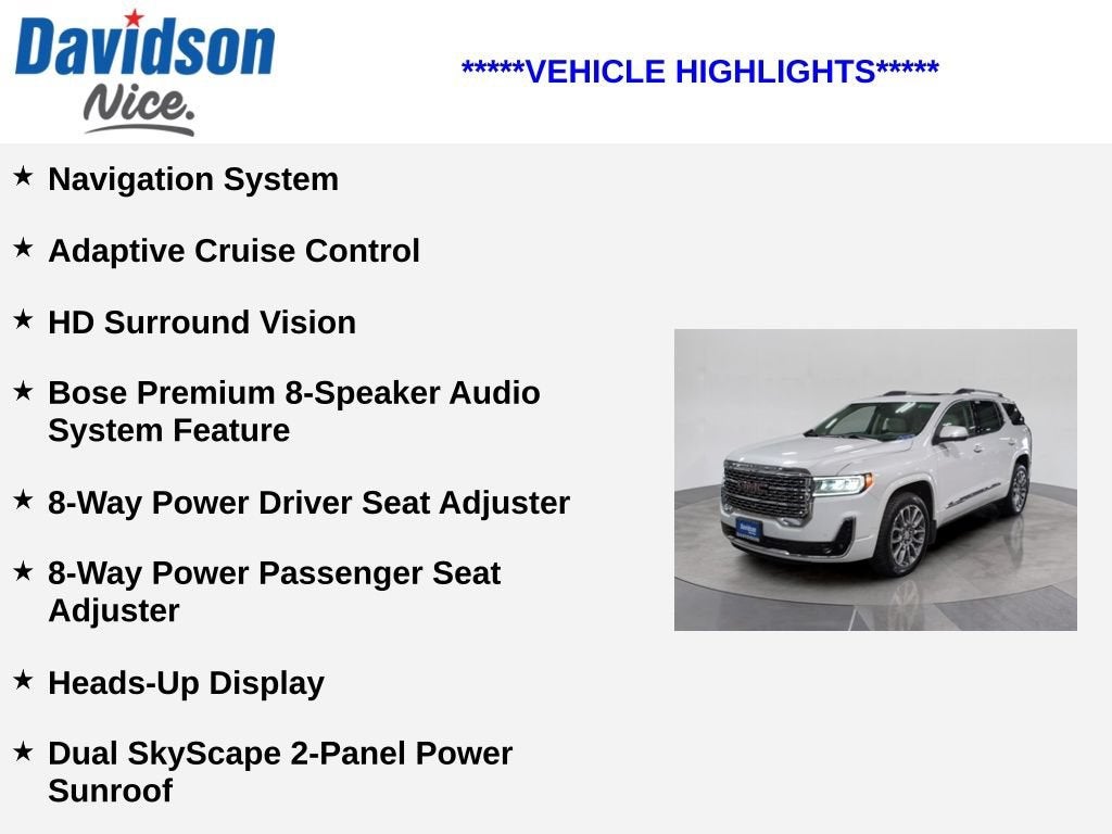 2023 GMC Acadia Denali