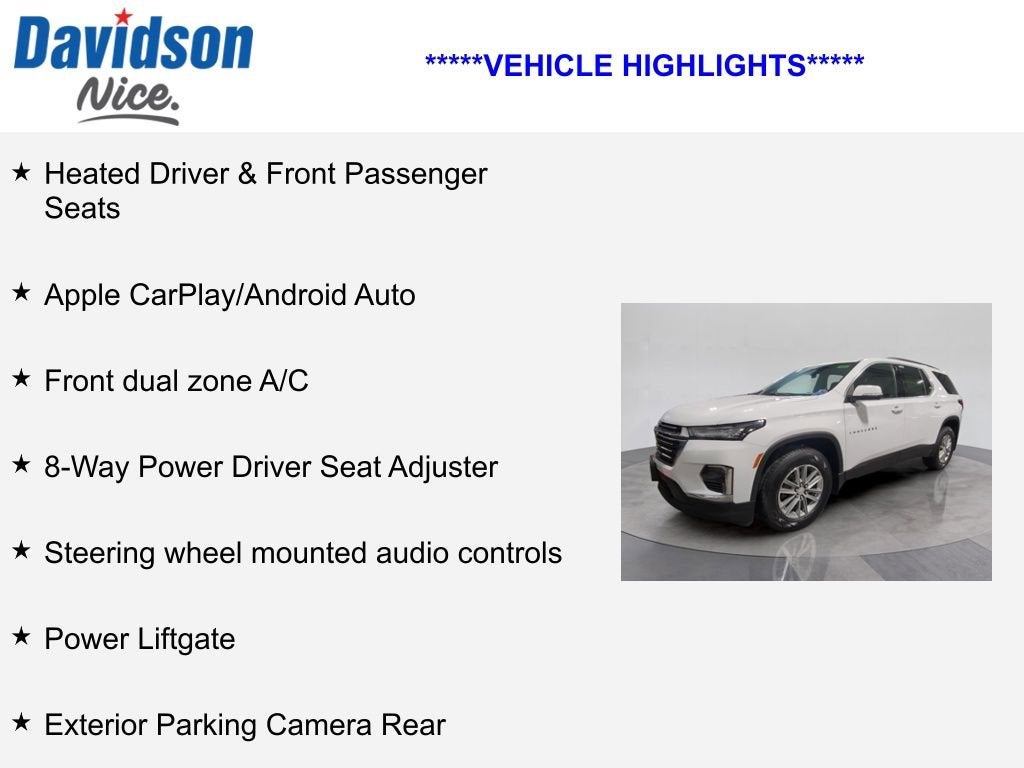 2023 Chevrolet Traverse LT Cloth