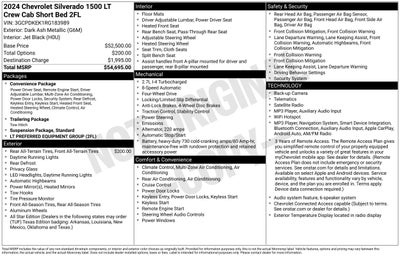 2024 Chevrolet Silverado 1500 LT (2FL)