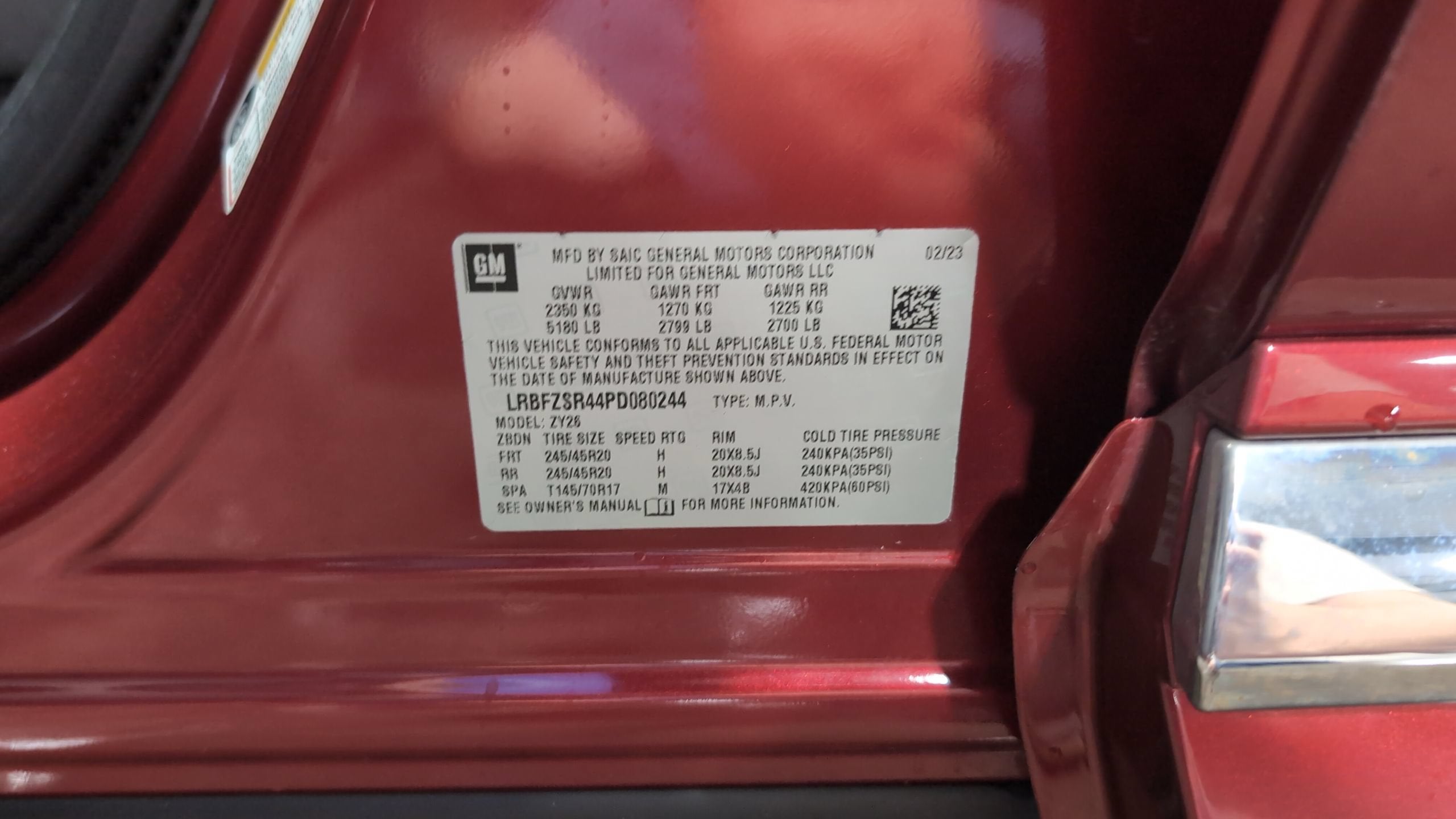 2023 Buick Envision Avenir