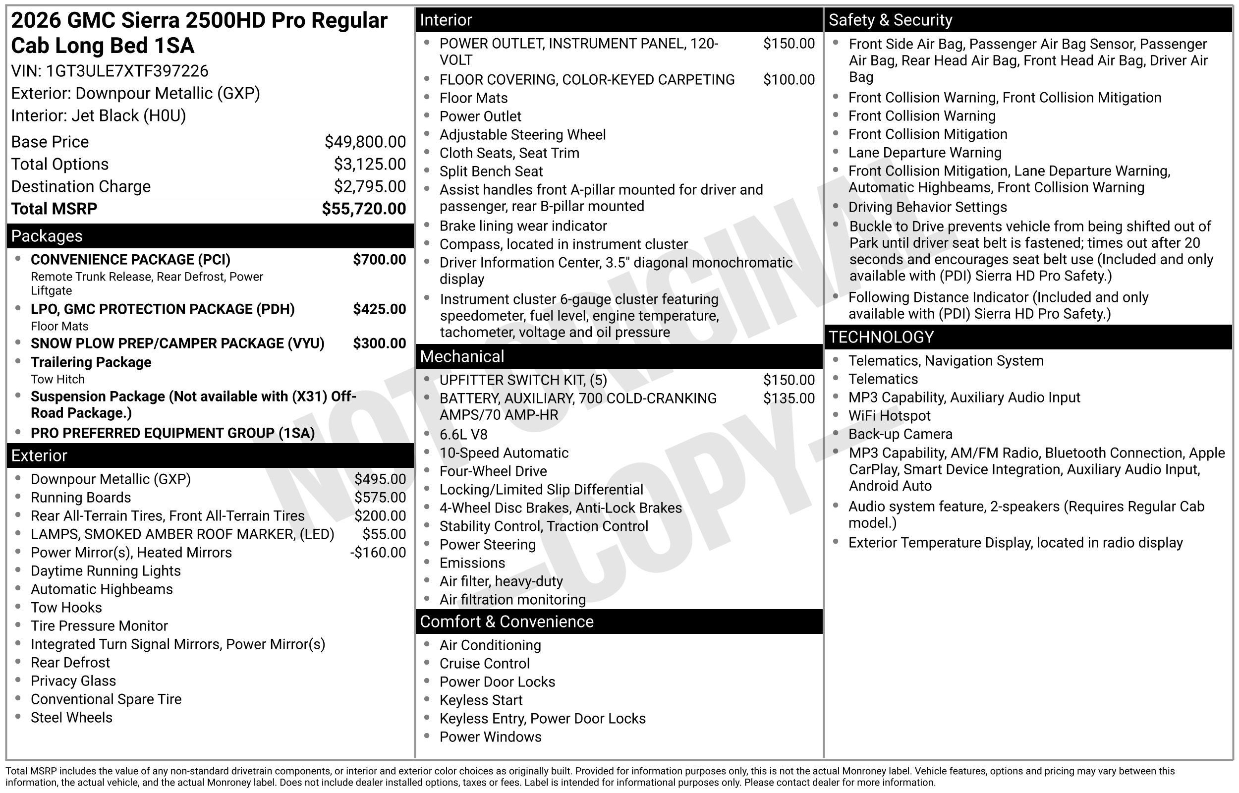 2026 GMC Sierra 2500 HD Pro