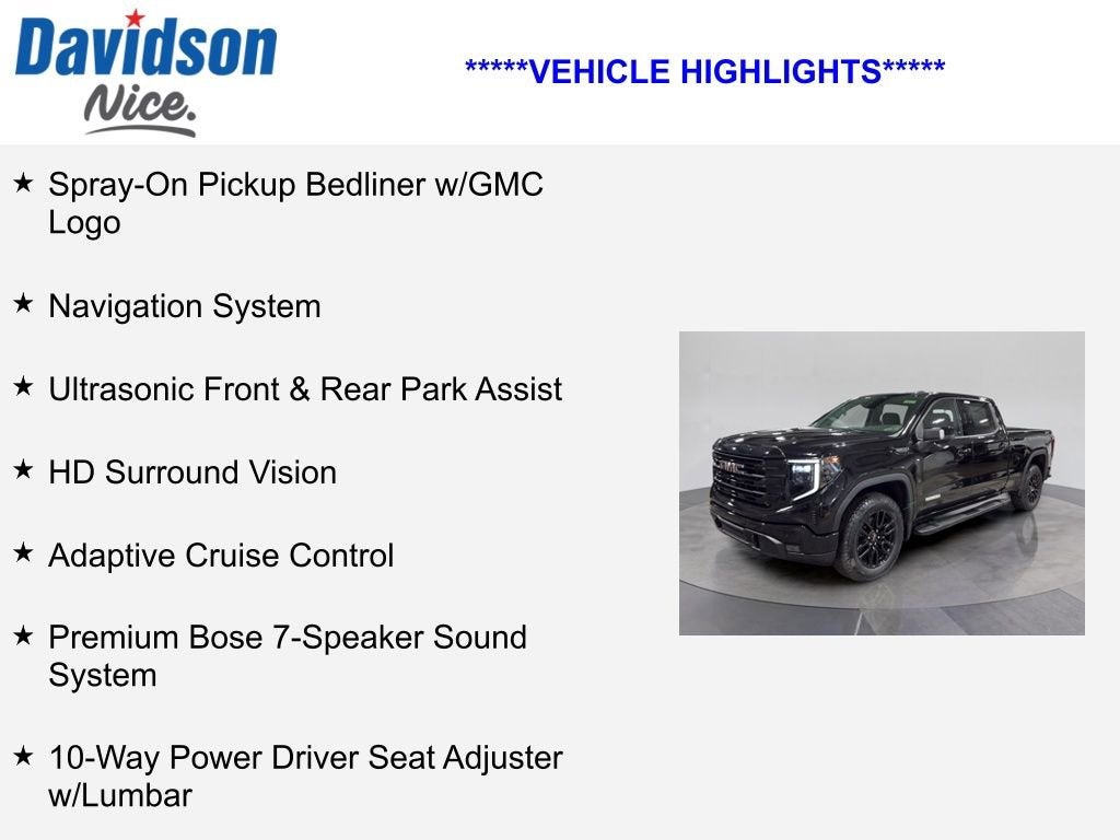 2025 GMC Sierra 1500 Elevation