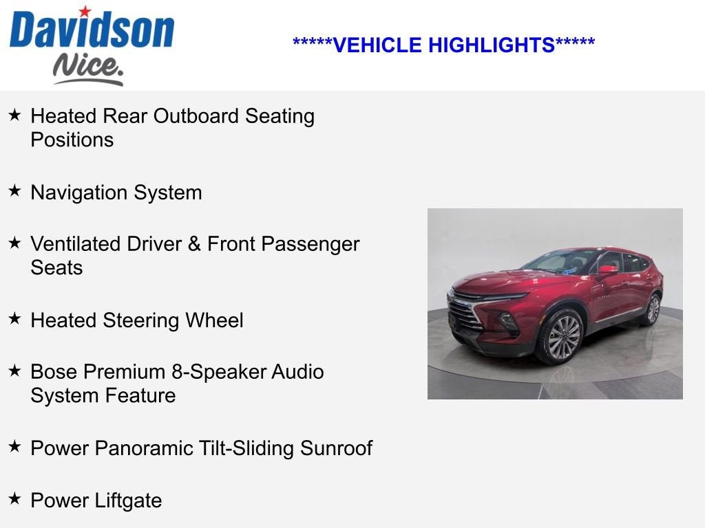 2023 Chevrolet Blazer Premier