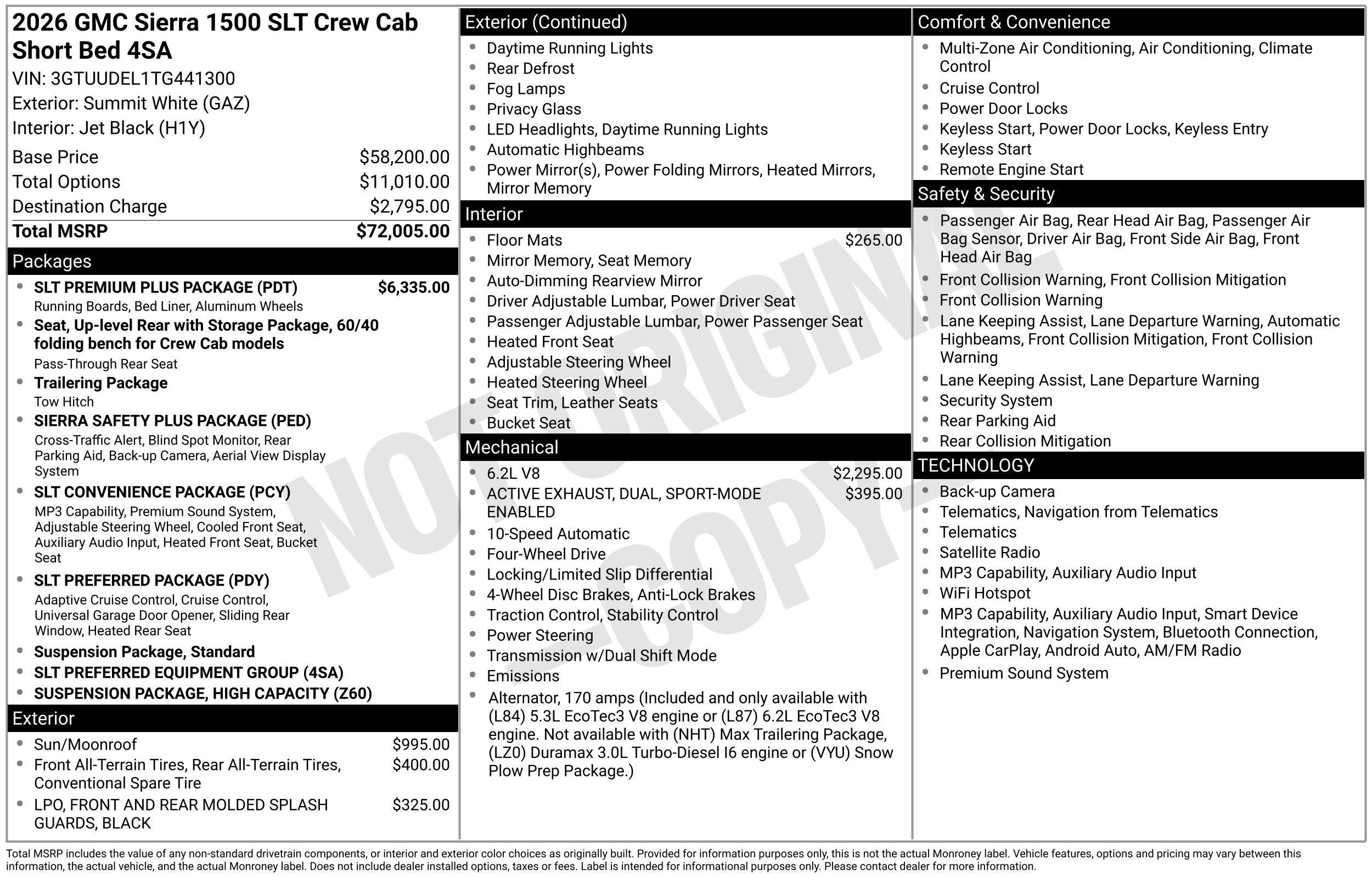 2026 GMC Sierra 1500 SLT