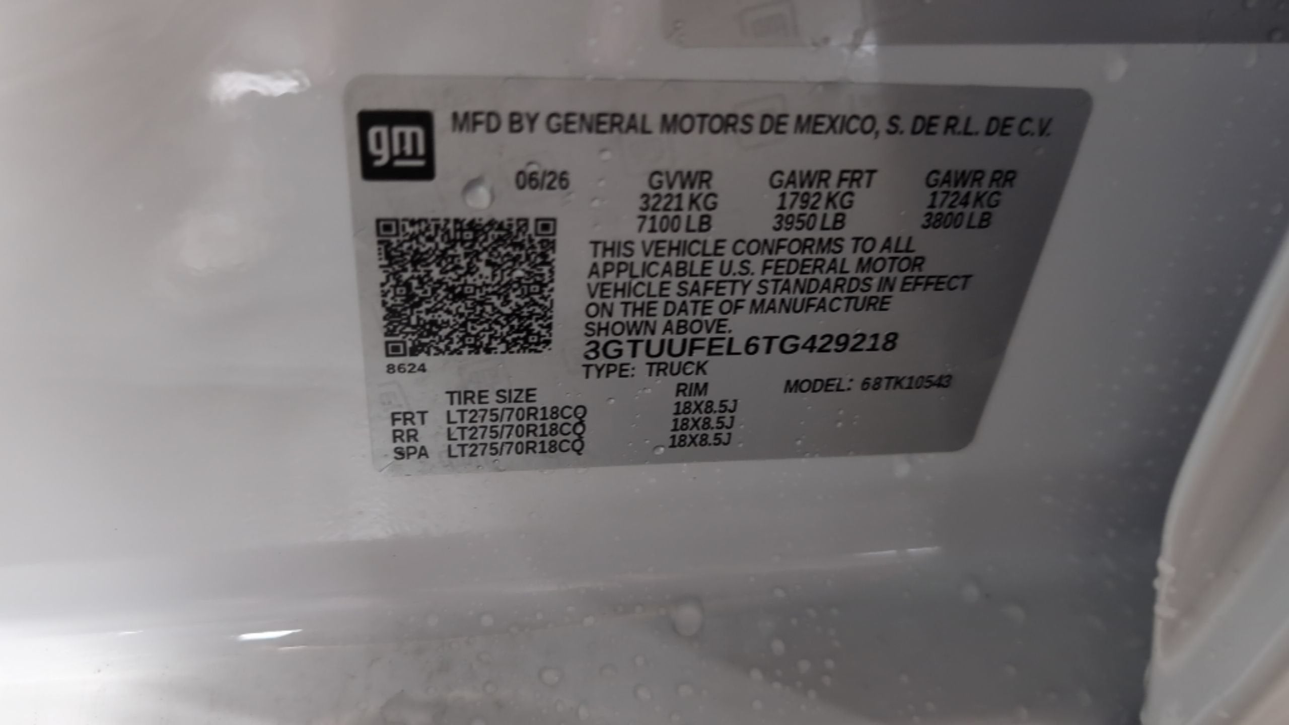 2026 GMC Sierra 1500 AT4X