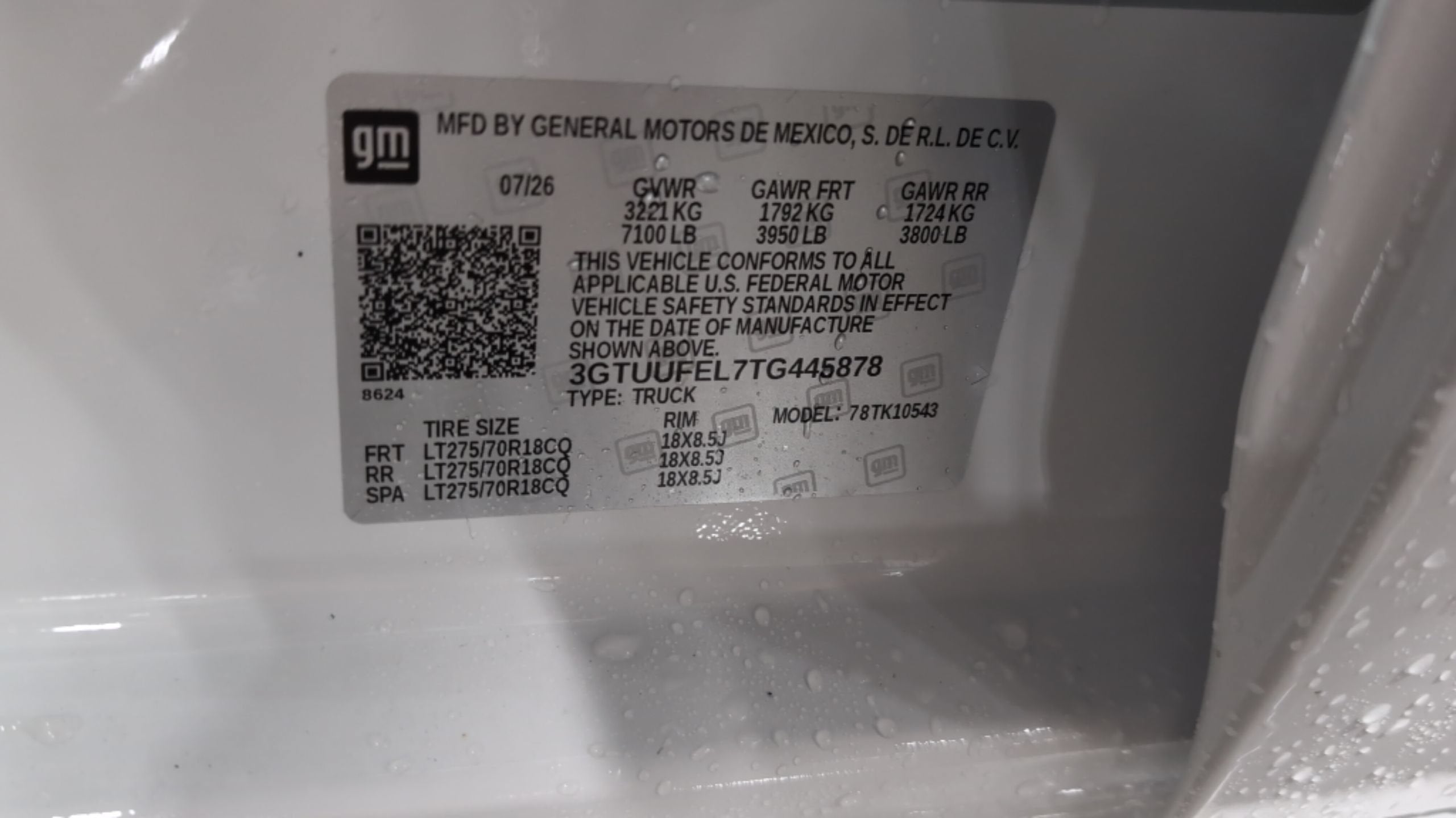 2026 GMC Sierra 1500 AT4X