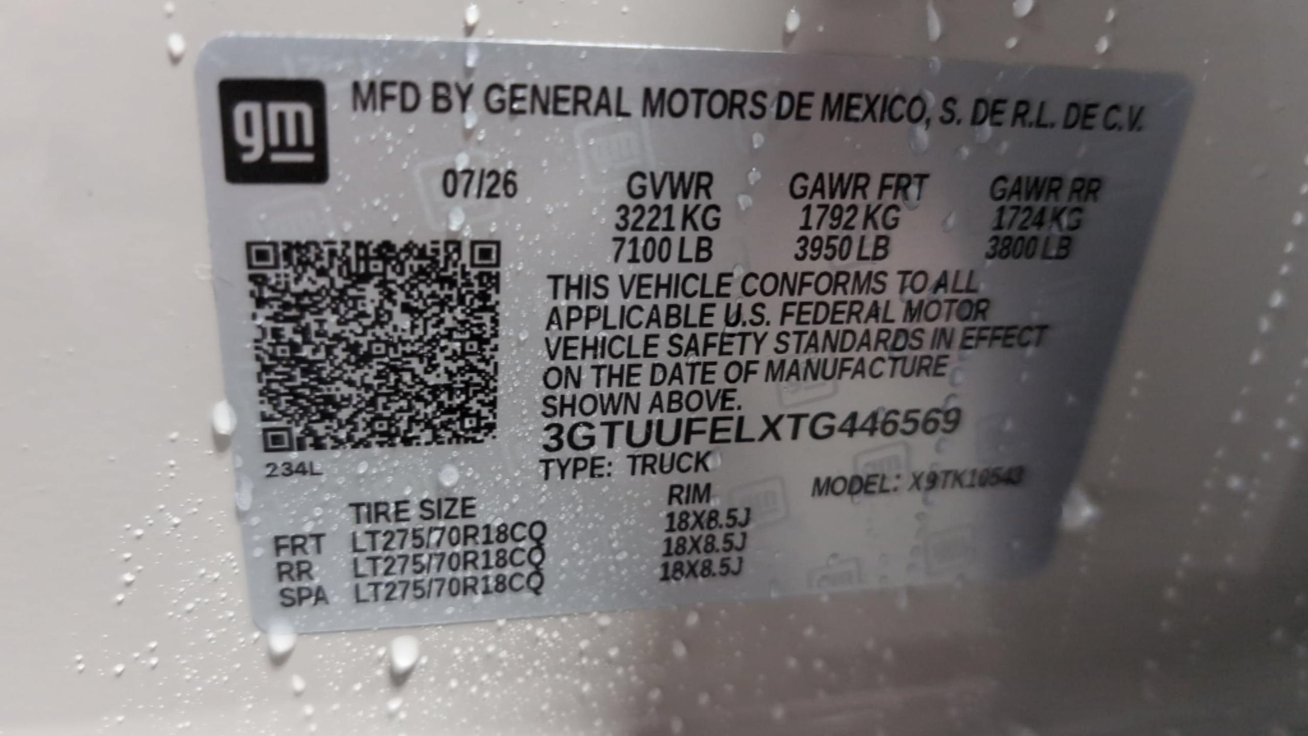 2026 GMC Sierra 1500 AT4X