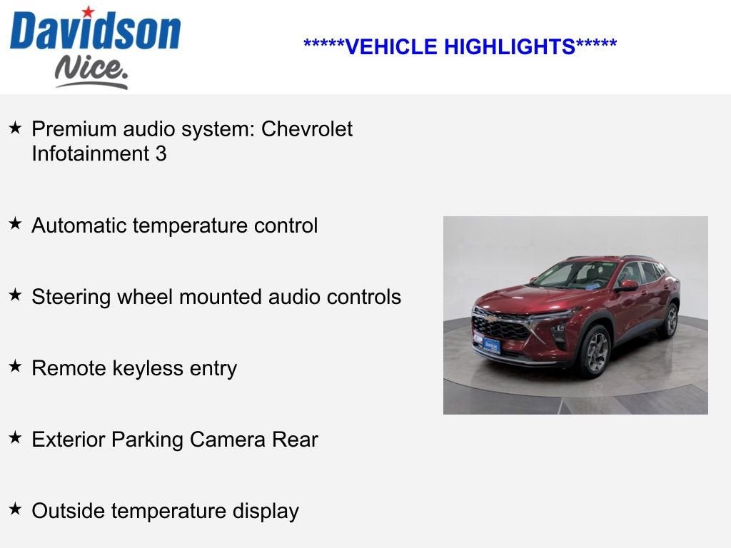 2025 Chevrolet Trax LT